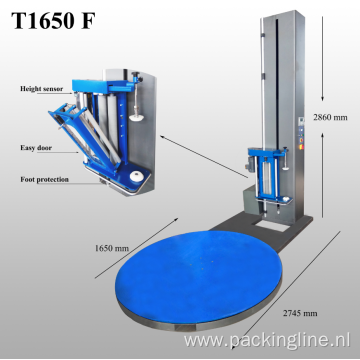 T1650F Pallet Stretch Wrapper Wrapping Machine